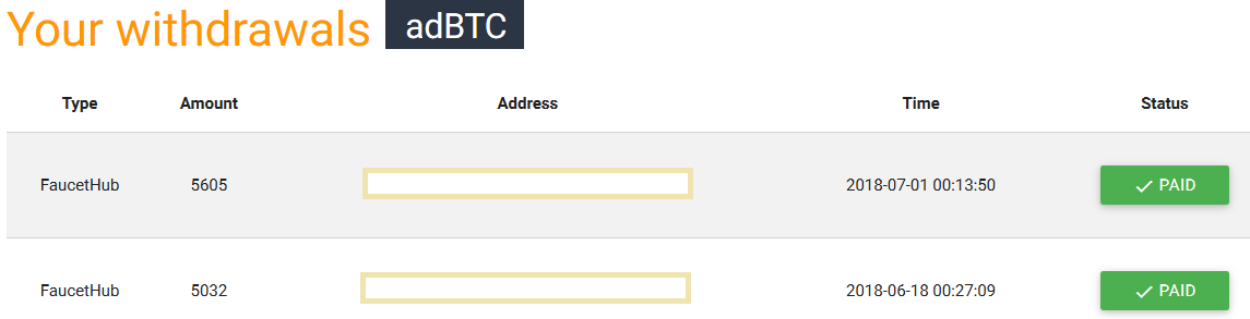 adBTC.top - Payment in FaucetHUB