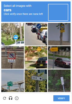 Google reCAPTCHA - Solve 2 - 3 for passing the CAPTCHA